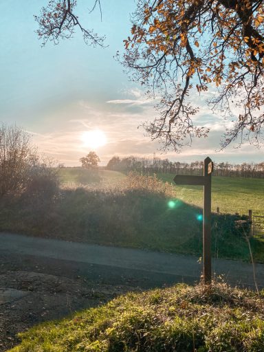 footpath signpost, Eden Valley, Cumbria, country lanes, best kept secret